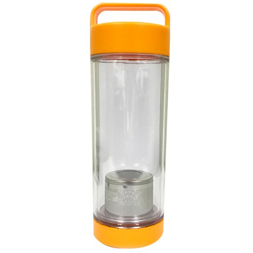 티앤라이프 스마트 에코 텀블러, 오렌지, 380ml, 1개
