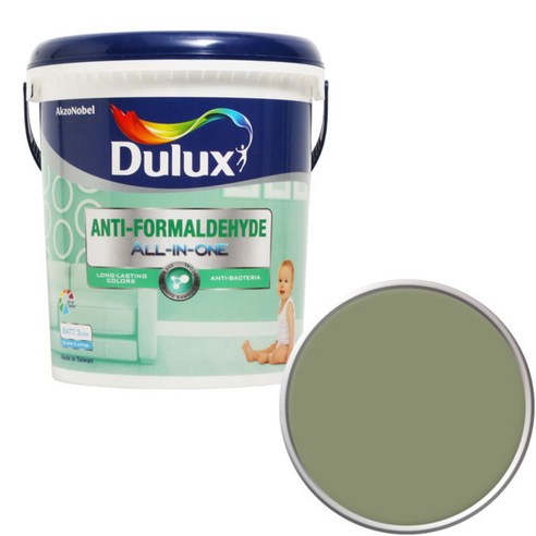 듀럭스 안티 포름알데히드 페인트1L, Pirne Forest Green