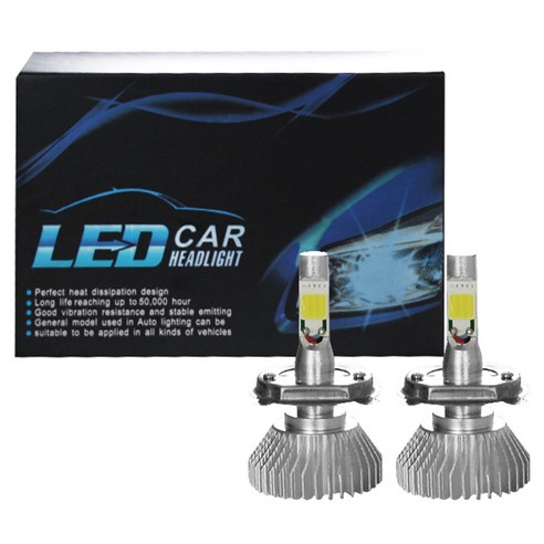 렉스디 하이비전 LED 헤드라이트 2p 9006, 혼합 색상, 1개