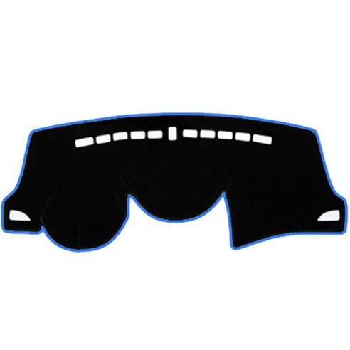 블랙라벨 펠트 라텍스 논슬립 대쉬보드커버 현대, 현대 아반떼MD, 블랙 + 블루