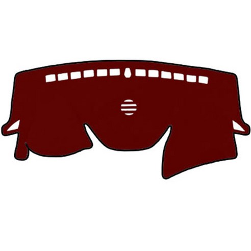 블랙라벨 논슬립 대쉬보드커버 펠트 라텍스 현대, 현대 i40(센터 유), 와인 + 블랙