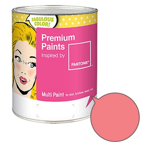 노루페인트 팬톤멀티 에그쉘광 그레이코랄계열 페인트 1L, 셸 핑크(16-1632)