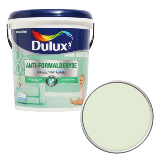 듀럭스 안티 포름알데히드 페인트1L, Green Satin