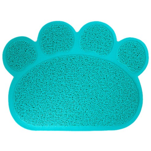 블럭마트 고양이 모래매트, 블루, 1개