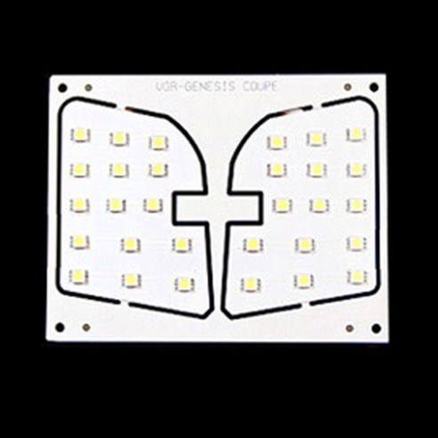 지티글로벌 다이아코드 전용 LED 자동차 실내등 일반형, 제네시스 쿠페, 1개