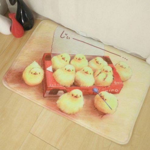 노랜드 파스텔패턴 주방매트, 15