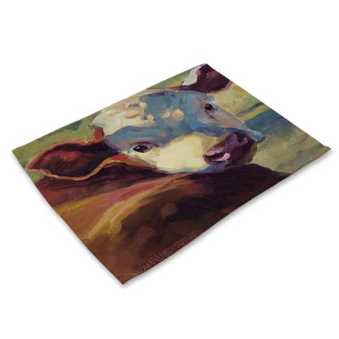 비케이 소 식탁매트, 7, 가로 42cm x 세로 32cm
