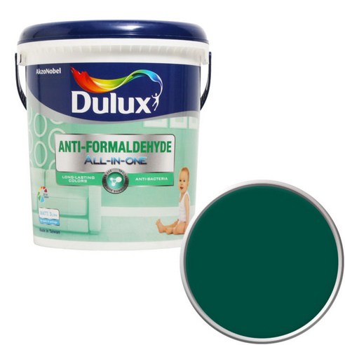 듀럭스 안티 포름알데히드 올인원 페인트1L, Tall Evergreen