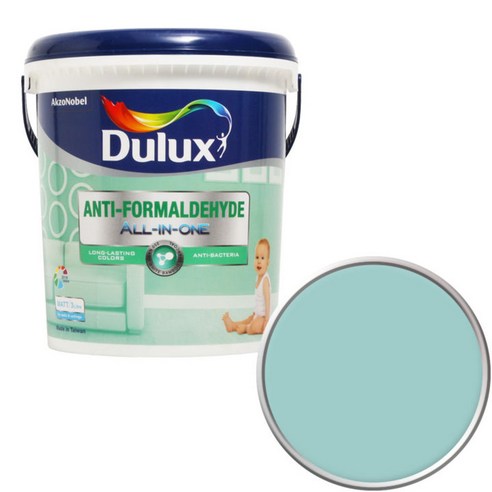 듀럭스 안티 포름알데히드 올인원 페인트1L, Aqua Chintz