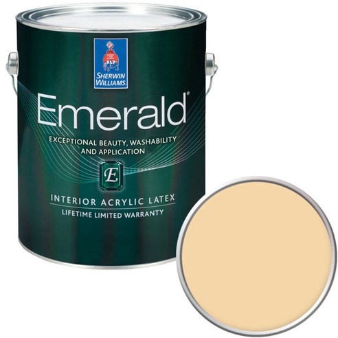 셔윈윌리암스 에메랄드 페인트 1L, SW6666 Enjoyable Yellow