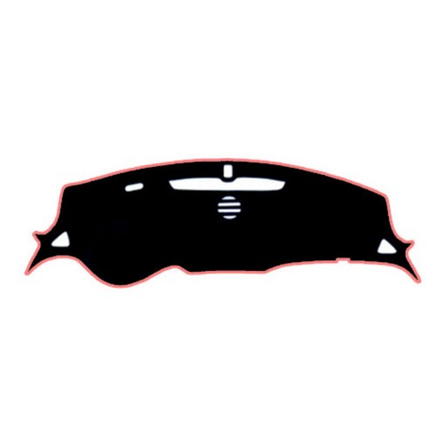 블랙라벨 논슬립 대쉬보드커버 쉐보레, 올뉴말리부(센터 유/LED 유), 블랙 + 핑크