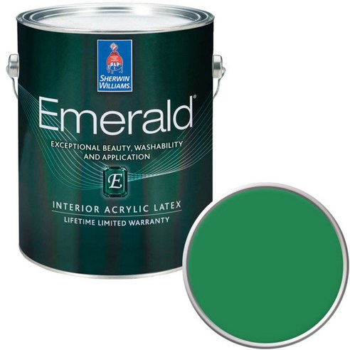 셔윈윌리엄스 에메랄드 페인트 1L, SW6926 Lucky Green