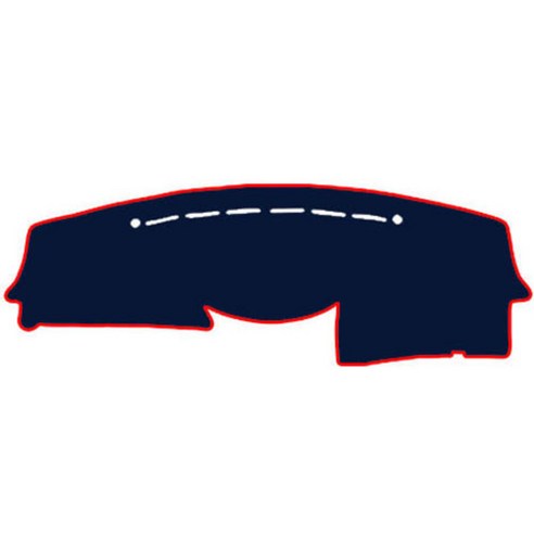블루코드 벨벳 자동차 대쉬보드 커버 + 더스트백 현대, 현대 베라크루즈 (센터 무), 블루 + 레드