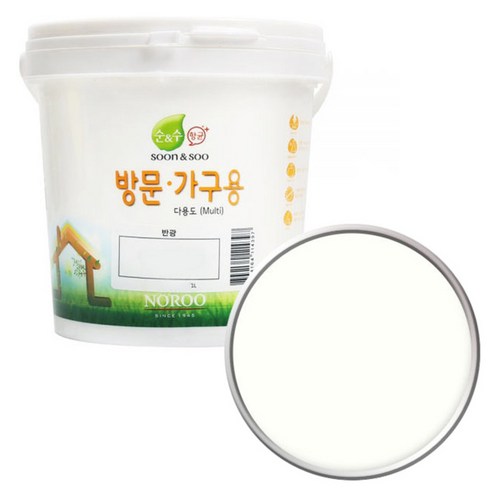 순앤수 방문 가구용 페인트 1L, 크림화이트 NR7010