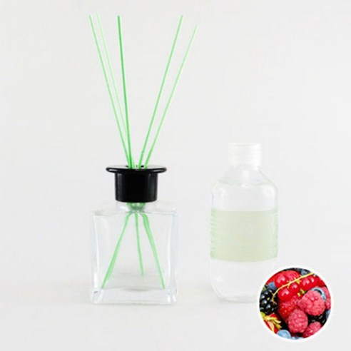 아로마홈 심플디퓨져 200ml 세트 그린스틱, 블루밍브리즈