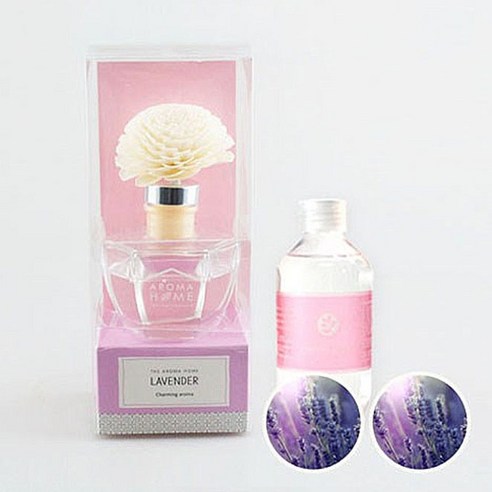 아로마홈 솔라 디퓨져 + 디퓨져 리필 용액 200ml, 라벤더