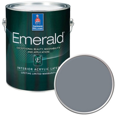 셔윈윌리암스 에메랄드 페인트1L, SW6256 Serious Gray