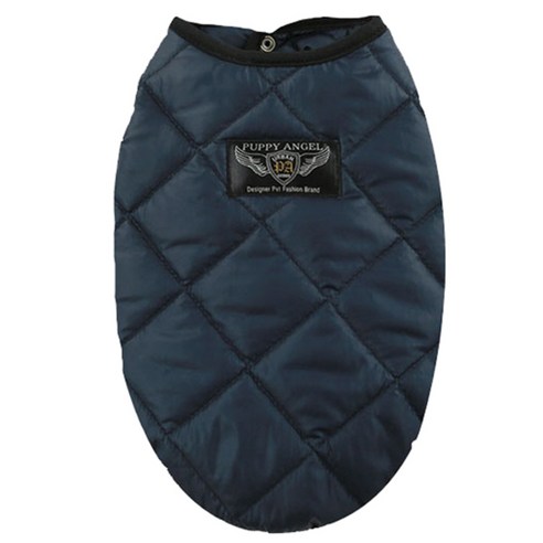 퍼피엔젤 강아지 MAC 데일리 패딩 VEST 01, 727 Navy