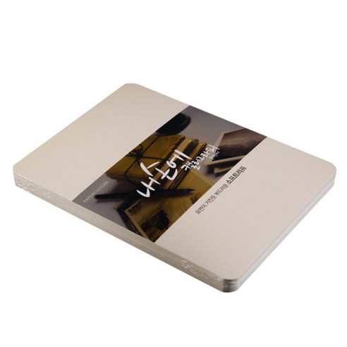 종이문화 내손에 캘리그라피 패드 카드, 화이트 S, 50매입