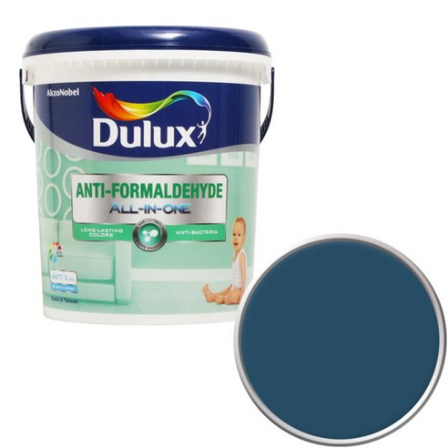 듀럭스 안티포름알데히드 올인원 페인트 1L, Old World Blue