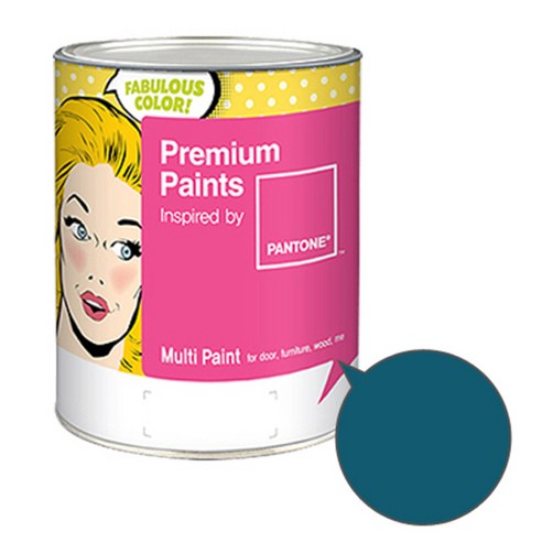 노루페인트 팬톤멀티 에그쉘광 스트롱 그린계열 페인트 1L, 코르사이어(19-4329), 1개