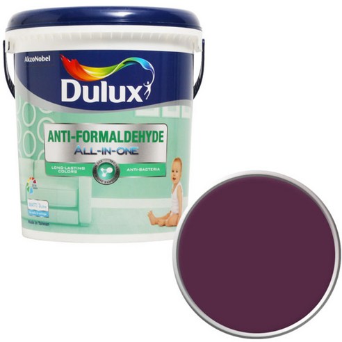 듀럭스 안티 포름알데히드 올인원 페인트1L, Deep Aubergine