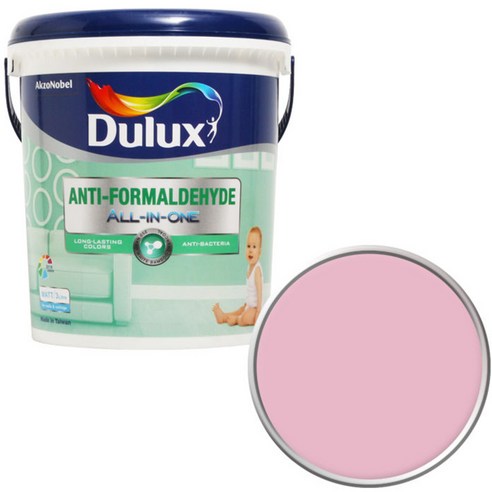 듀럭스 안티 포름알데히드 올인원 페인트1L, Turkish Pink