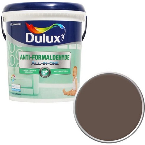 듀럭스 안티 포름알데히드 올인원 페인트 1L, Brown Mustache