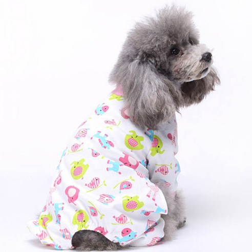 아울리빙 강아지 실내복 앤 잠옷, H