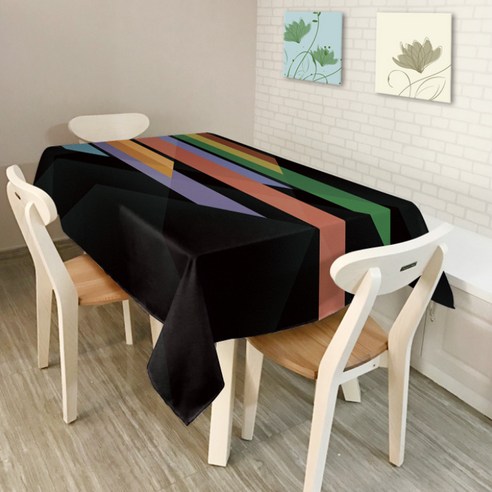 이코디 크리에이티브 테이블 보, 라인, 150 x 210 cm