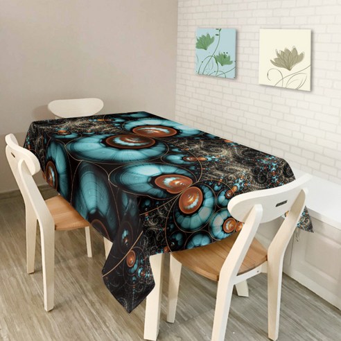 이코디 스페이스 테이블 보 언유즈얼, 혼합 색상, 150 x 210 cm