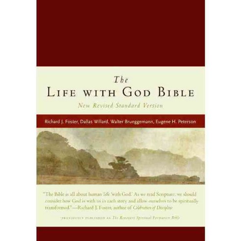 The Life With God Bible: New Revised Standard Version Brown Leather, Harperone