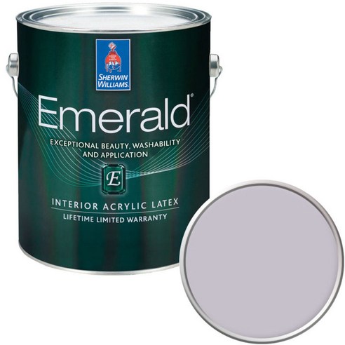 셔윈윌리암스 에메랄드 페인트1L, SW6548 Grape Mist