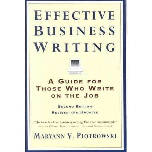 Effective Business Writing: A Guide for Those Who Write on the Job, Harperreference