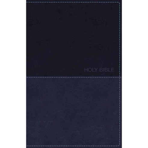 Holy Bible: King James Version Navy Leathersoft Standard Print Red Letter Edition, Nelson Bibles