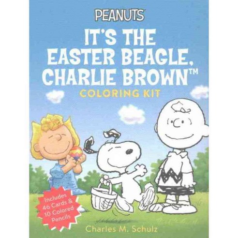 It''s the Easter Beagle Charlie Brown Coloring Kit, Running Pr ...