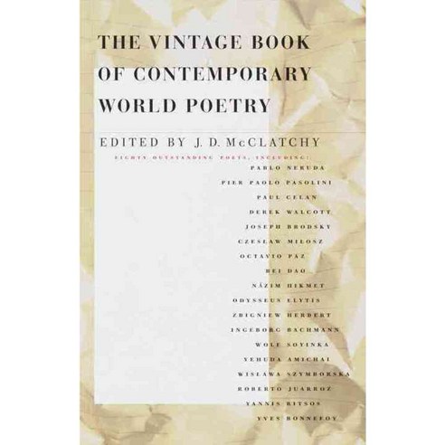 The Vintage Book of Contemporary World Poetry, Vintage Books
