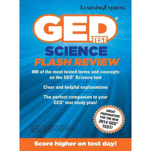 GED Test Science Flash Review, Learning Express Llc