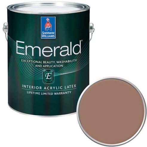 셔윈윌리엄스 에메랄드 페인트 1L, SW6060 Moroccan Brown