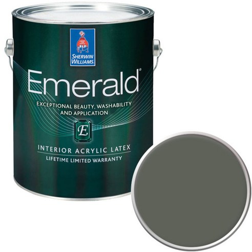 셔윈윌리암스 에메랄드 페인트 1L, SW6208 Pewter Green