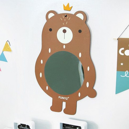 퍼니즈 어썸프렌즈 벽거울 B, 곰