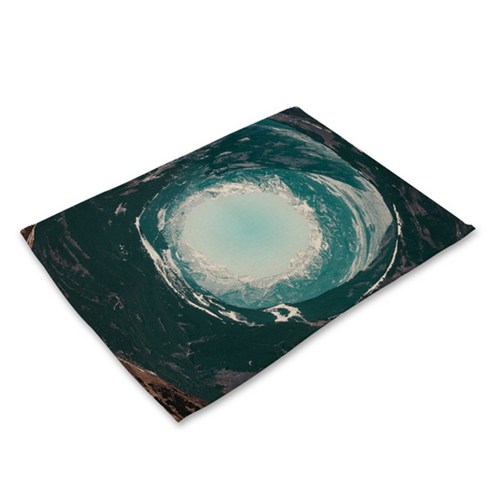 비케이 숲 나무 힐링 식탁매트, 19, 가로 42cm x 세로 32cm