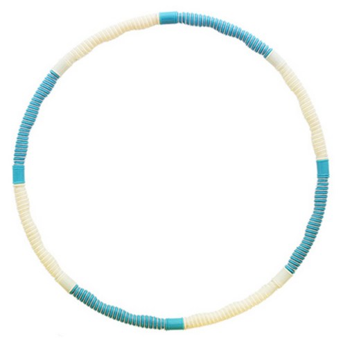 하나스포츠 지압 쥬얼리 훌라후프 1.4kg, MINT + IVORY, 1개