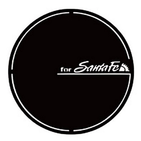 블루코드 현대 차종별 주유구 스티커, 뉴싼타페 CM(카본블랙), 1개