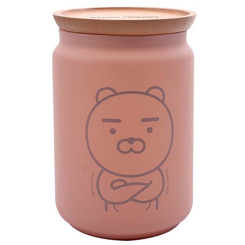 릴팡 카카오프렌즈 메모 푸드자, 베이지 라이언(KF8394), 1000ml