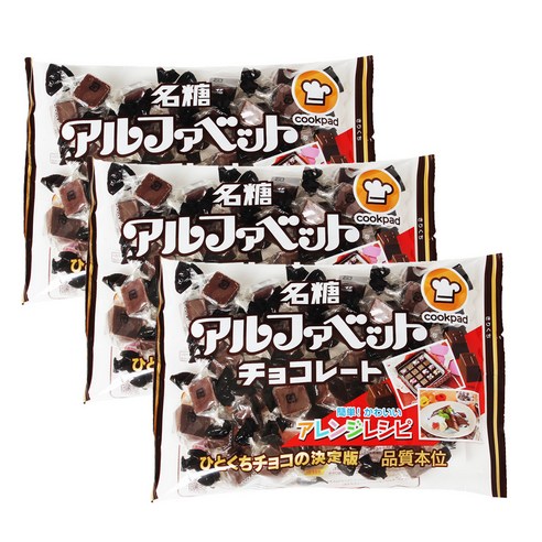 메이토 알파벳 초콜릿, 191g, 3개입