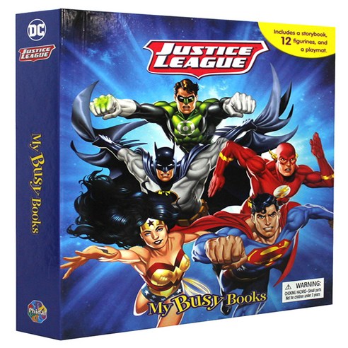 NEW) DC JUSTICE LEAGUE MY BUSY BOOKS (with 12개의 피규어), Phidal - 최저가 알림ㆍ ...