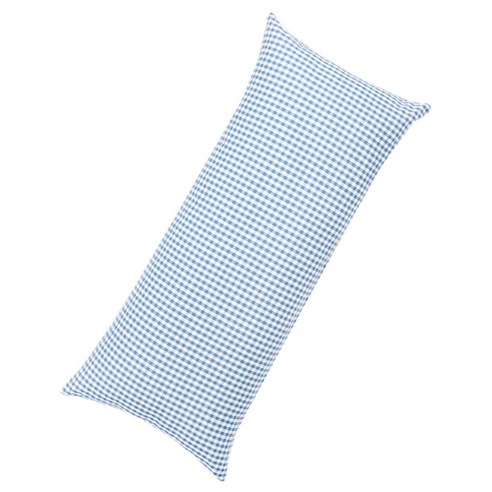 아인하우스 미니체크 등쿠션 커버, 블루