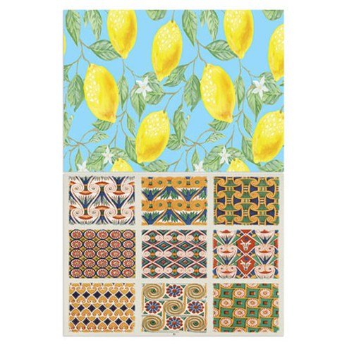 로엠디자인 실리콘 식탁매트 2p 레몬, 카펫트(2), 385 x 285 mm