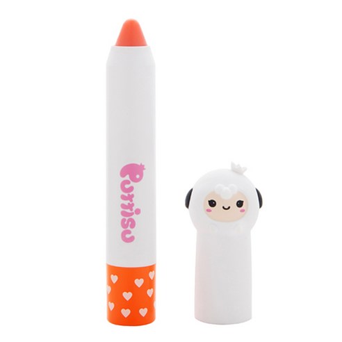 뿌띠슈 버터 립크레용 04 코랄오렌지 2.5g, 1개